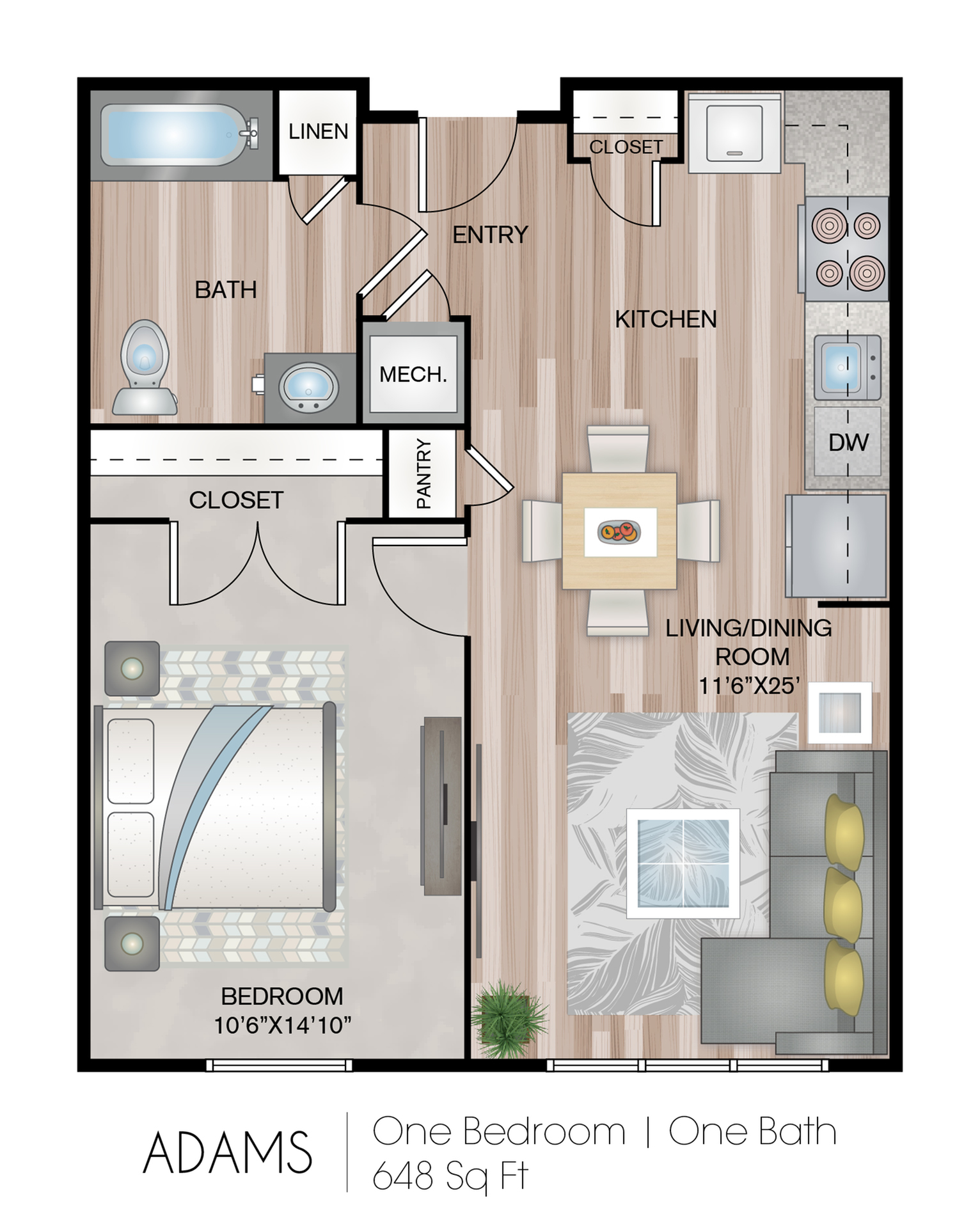 648 Square Feet