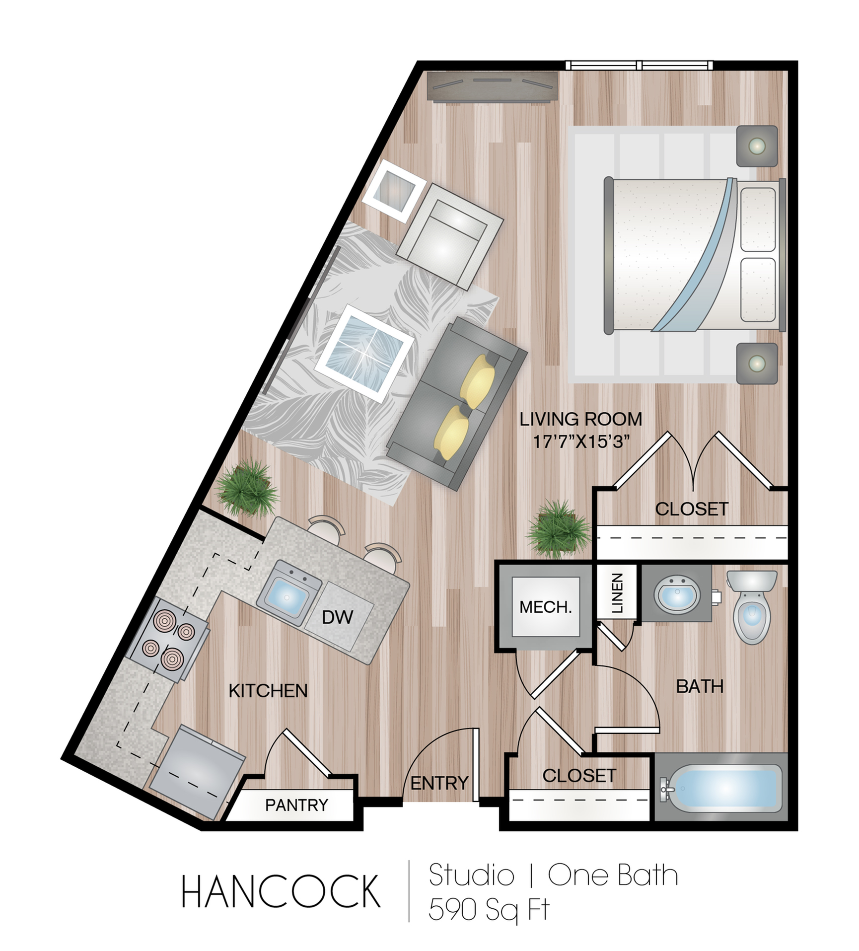 590 Square Feet