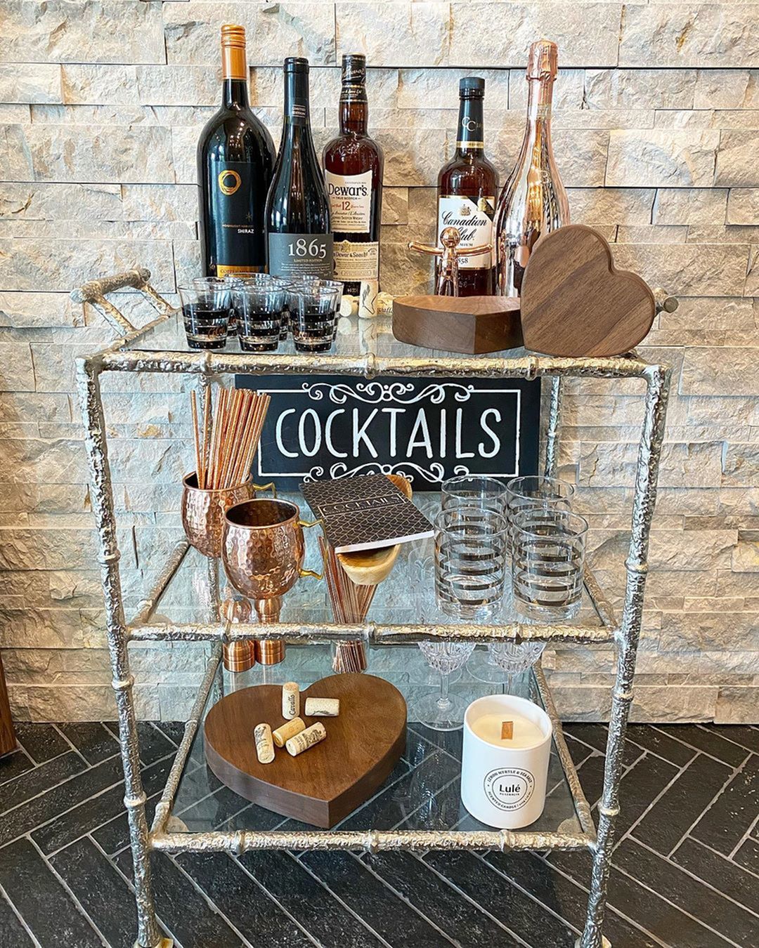 Bar Cart Styling 101: Bring Happy Hour Home!-image