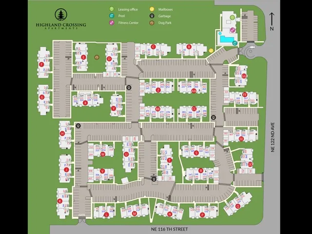 Highland Crossing Site Map