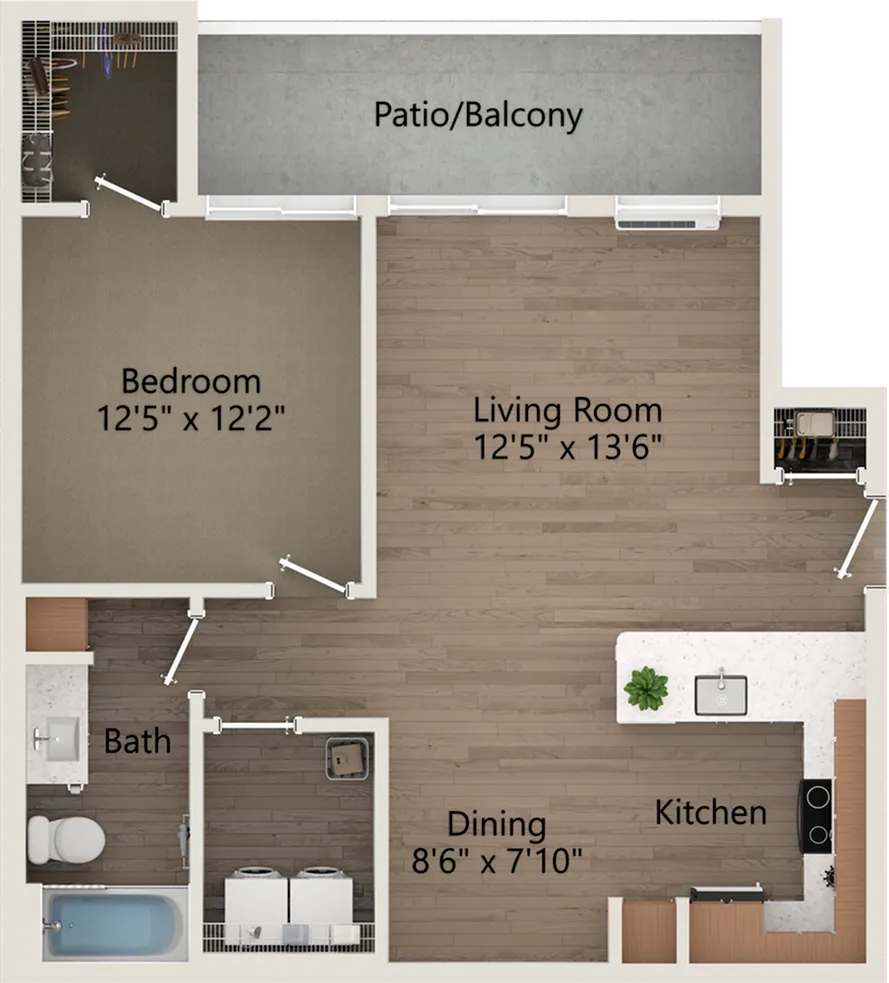 Cambridge 1 Bed Apartment Meritum Evergreen Apartments For Rent