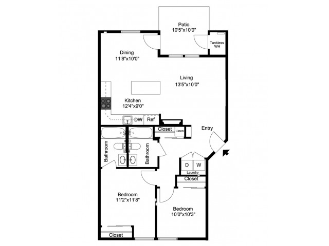 Oxford | 2 Bed Apartment | Acero Jensen Park