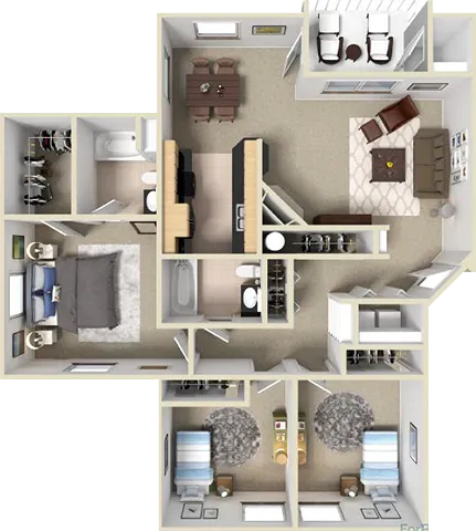 Platinum Plus 3D Floor Plan