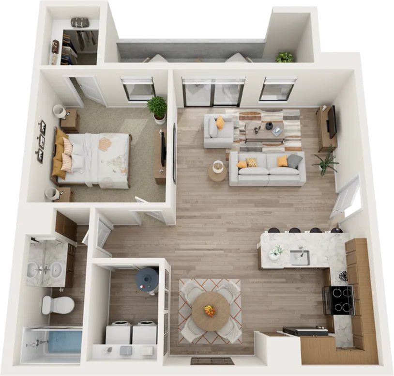 1, 2, & 3BR Apartments in Queen Creek, AZ Floor Plans