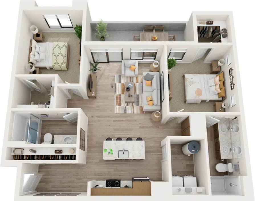 1, 2, & 3BR Apartments in Queen Creek, AZ Floor Plans