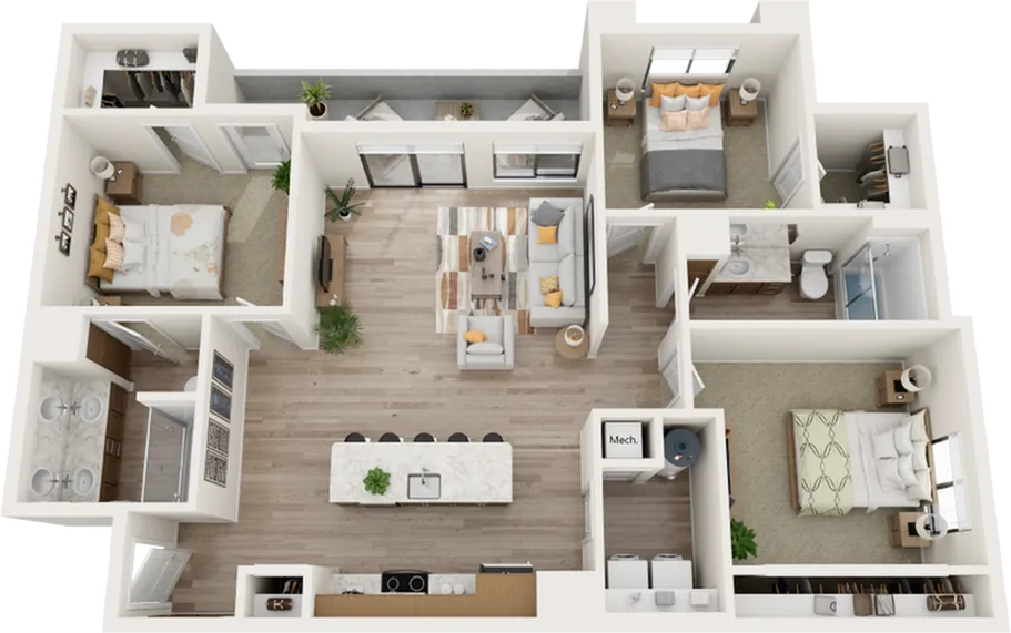 Acero Harvest Station - Steel Floor Plan
