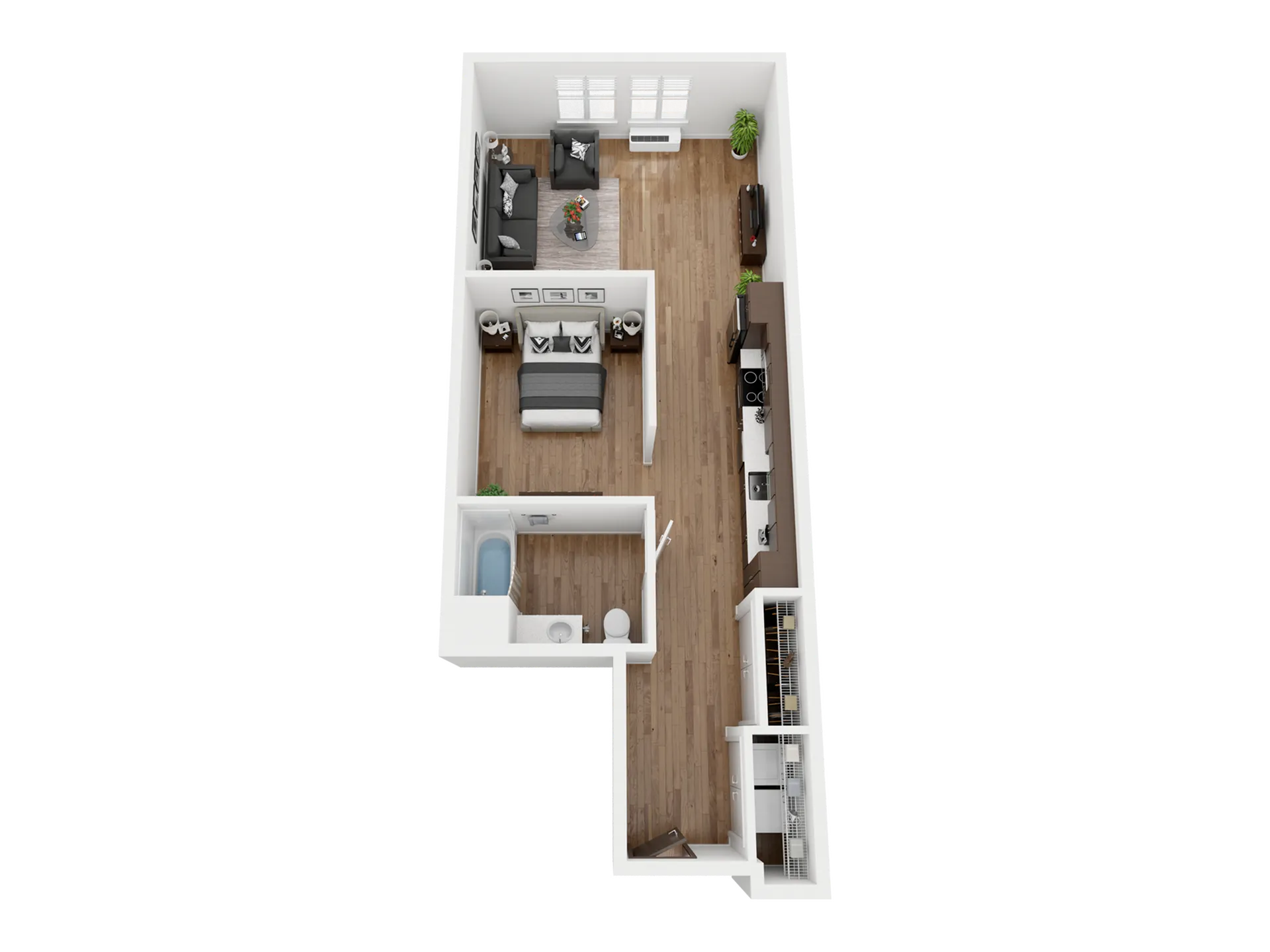 Hawthorne 26 - B3 floorplan - Steel