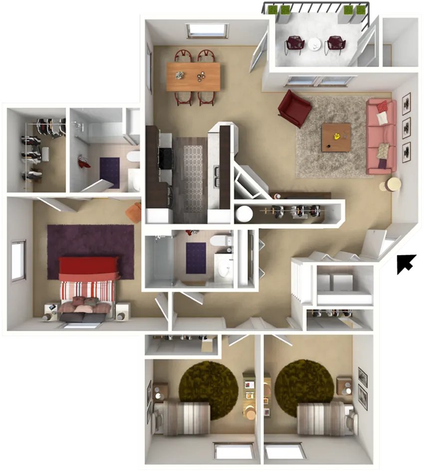 Stirling 3D Plan