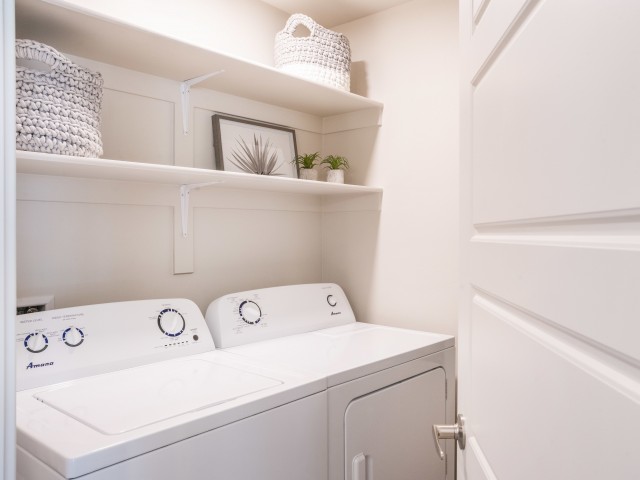 In-unit laundry apartments