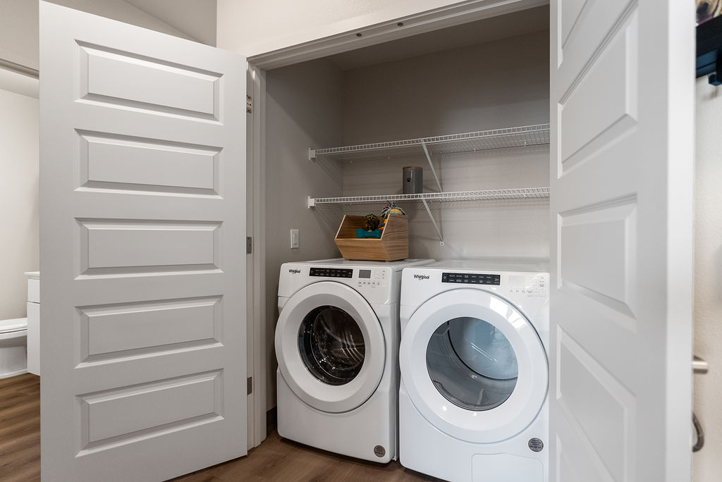 washer and dryer in-home