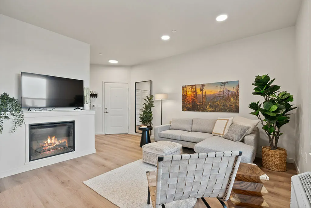 fireplaces in select homes