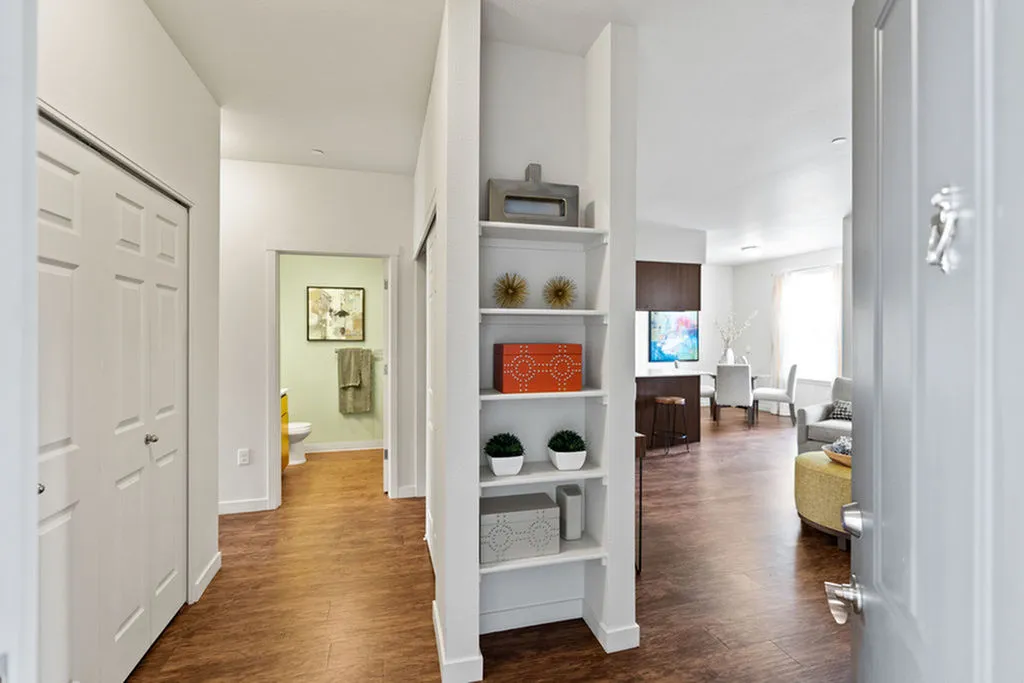 built in shelving