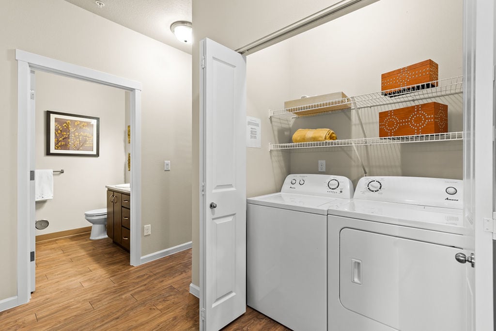 washer and dryer in-home