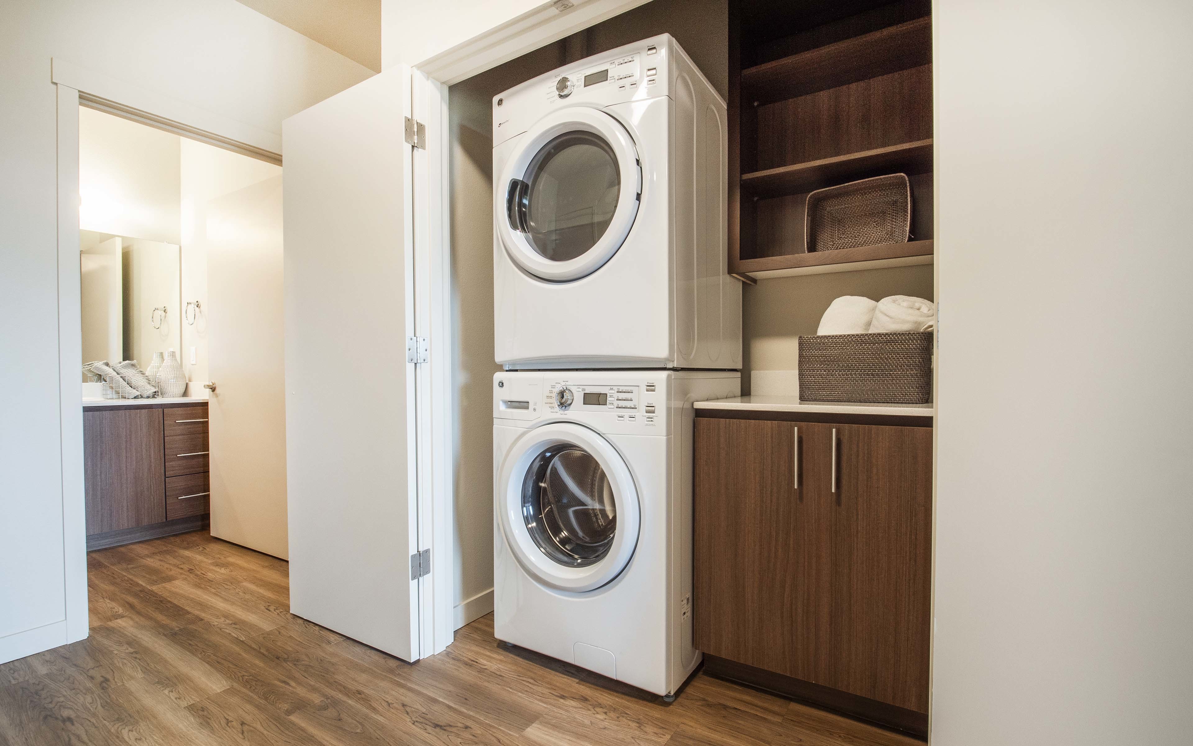 washer and dryer in-home