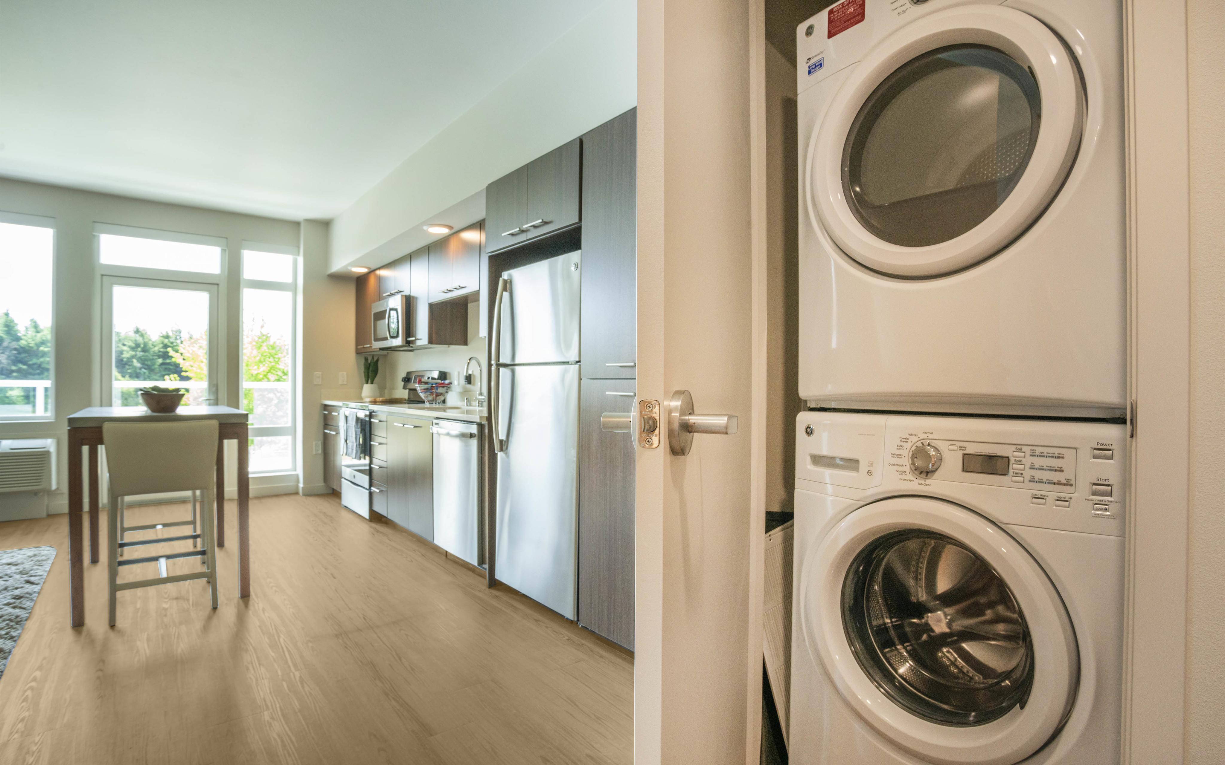 washer and dryer in-home