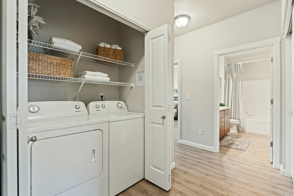 washer and dryer in-home