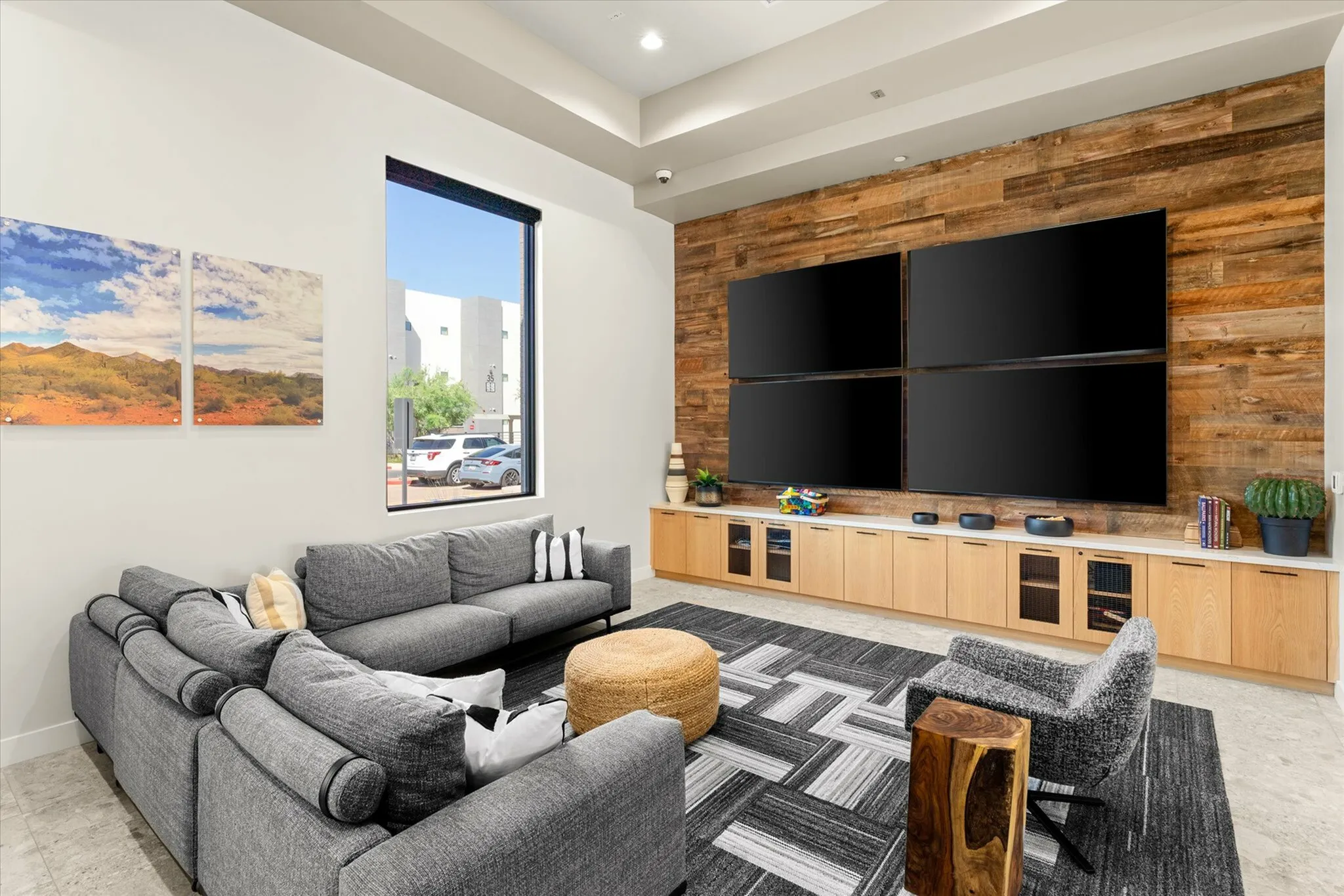 Community Area with TV