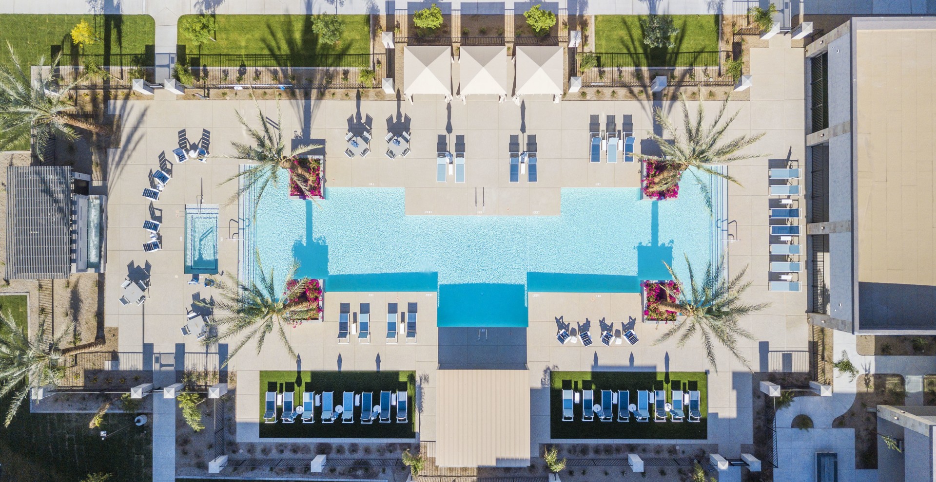 resort pool and spa