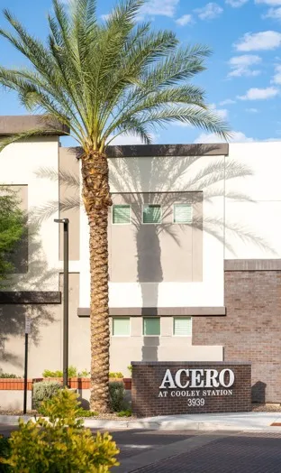luxury entrance in acero cooley station