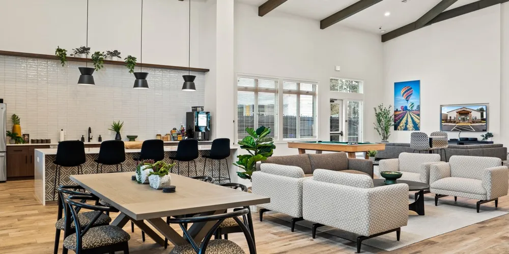 meritum apartment interior clubhouse