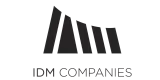 Modern IDM Companies logo with sleek, minimalist bar design.