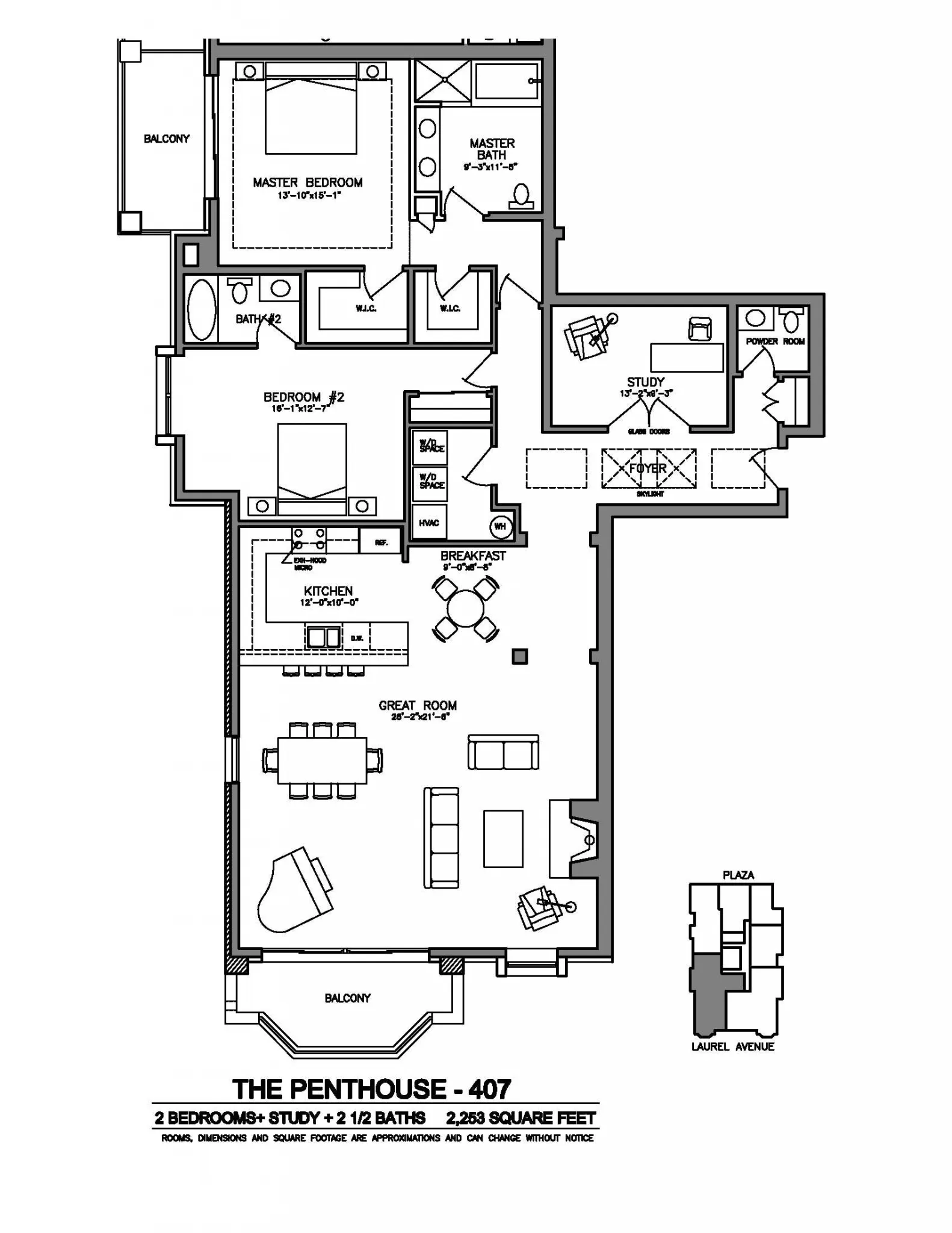 Laurel Apartments - The Penthouse B