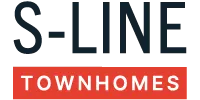 S-LINE logo featuring bold black letters with a striking red underline, conveying modernity and style.