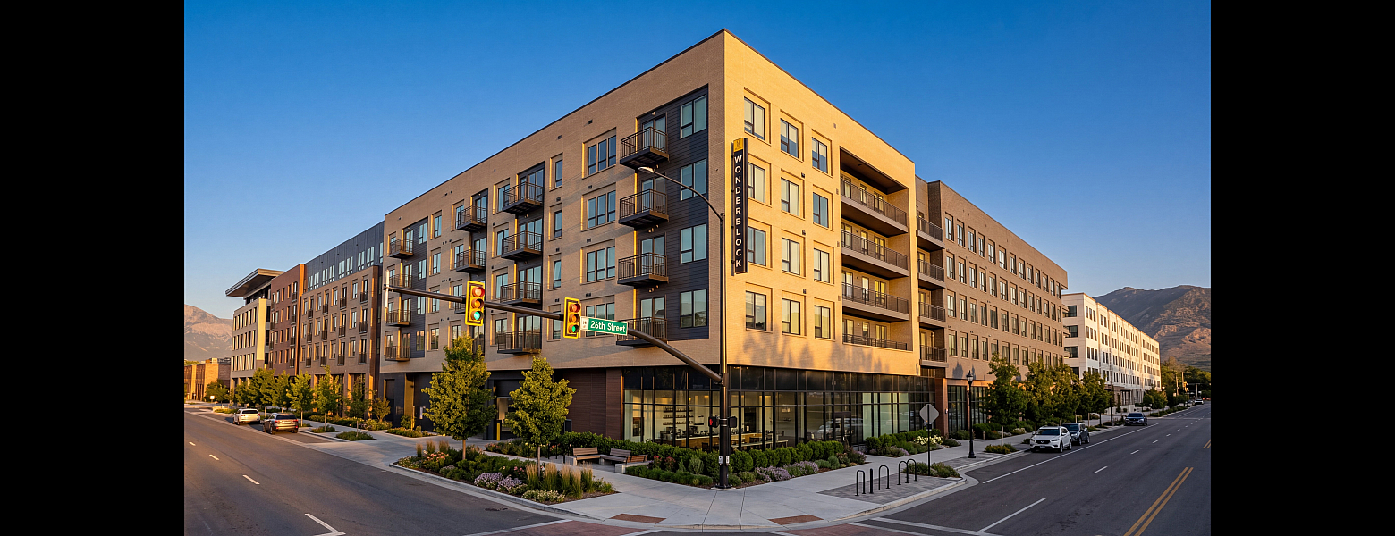 WonderBlock - Modern Apartment Exterior