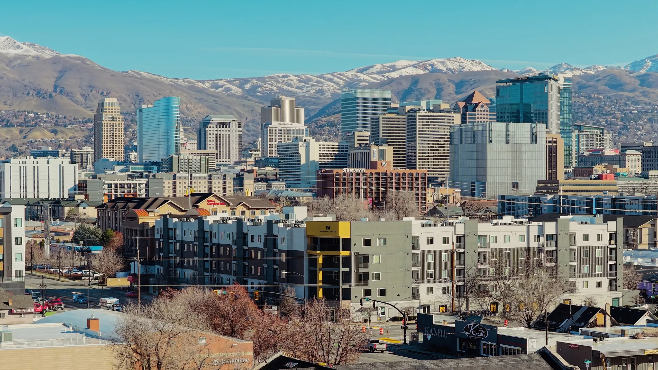 Granary Place Apartments - Cityscape View