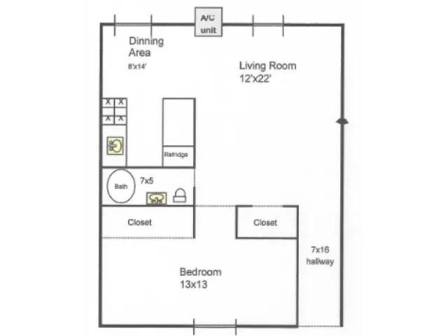 The Arbors on Main - 1 Bedroom