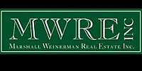 Green and white logo for Marshall Weinerman Real Estate Inc., emphasizing professional real estate services.
