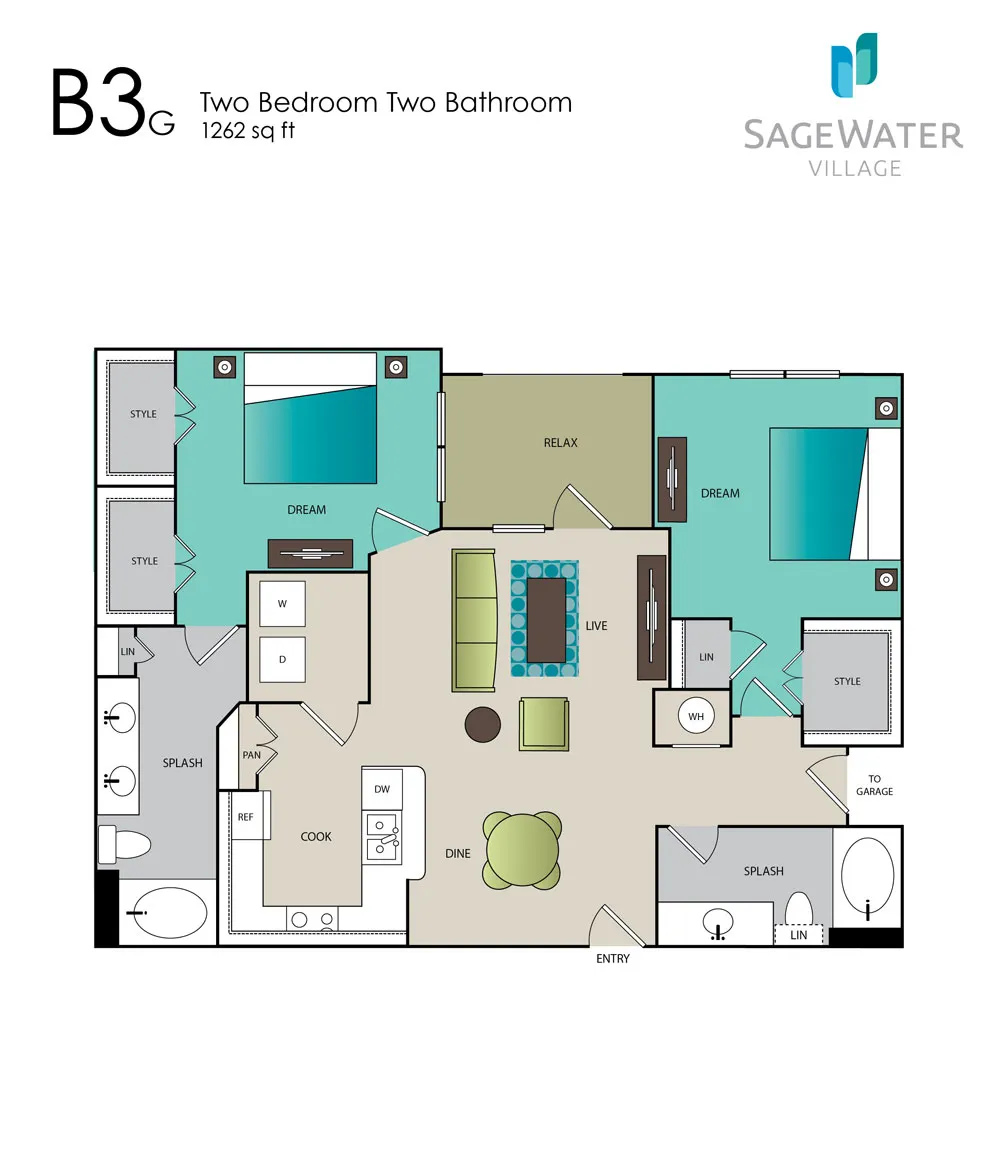 SageWater Village - B3 W/ GARAGE
