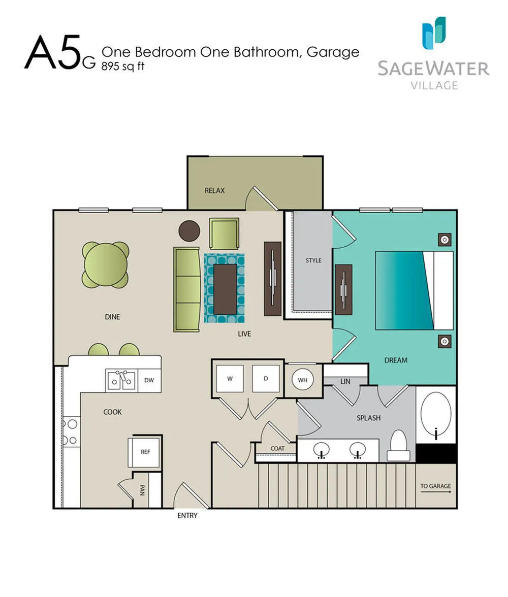 SageWater Village - A5 W/ GARAGE