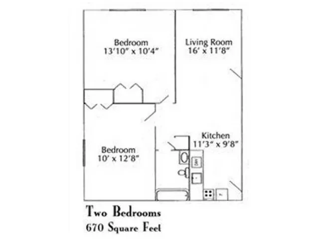 COHASSET PLACE - TWO BEDROOM