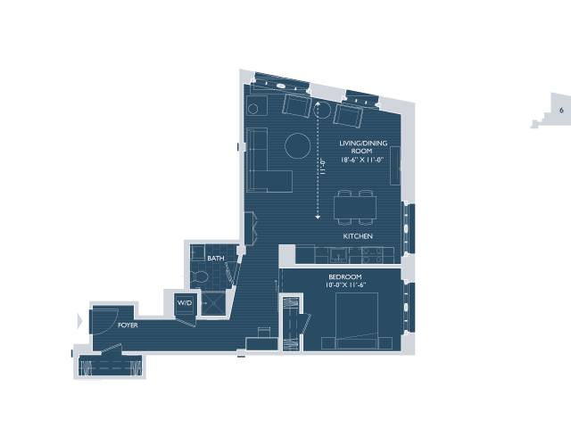 Floor Plan 3 | Apartments For Rent In Boston Ma | 381 Congress