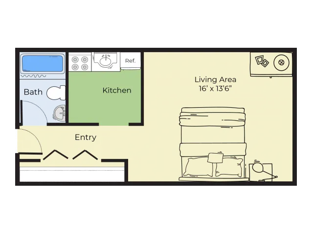 Studio Floor Plan