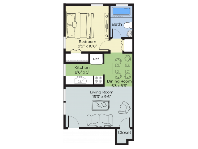 Cumberland - One Bedroom