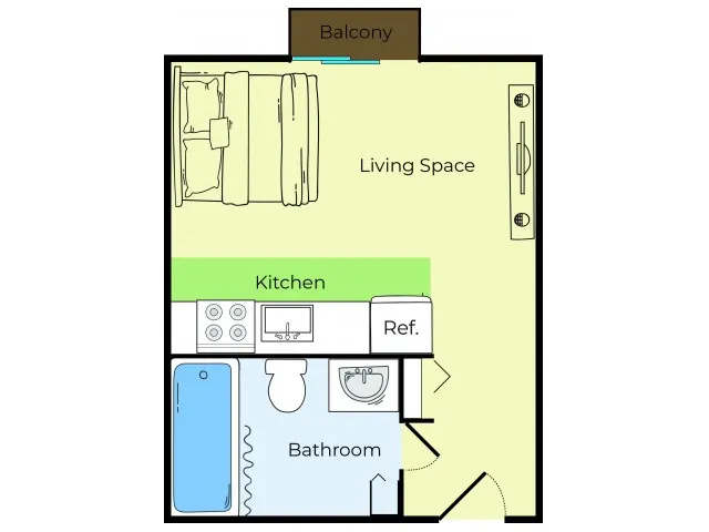 Studio Floor Plan