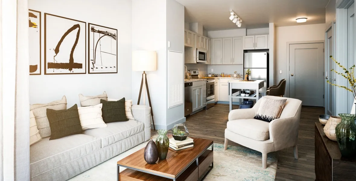 1 bedroom interior | The Chandler | New Apartments in Bedford NH