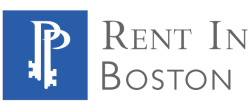 Princeton Properties | Stylized blue and black logo with letters R and P, labeled Rent In Boston.