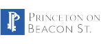 Elegant logo for Princeton on Beacon St. featuring a stylish monogram design.