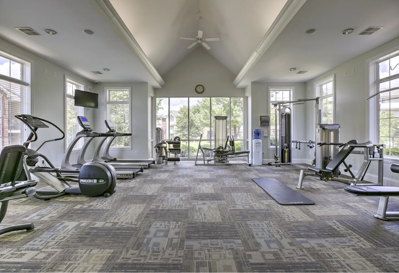 Kellys Ridge Apartments Columbia Missouri Fitness Center with Cardio and Weight Machines