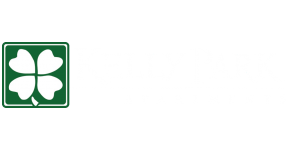 Kelly Park Apartments Overland Park Kansas Logo with Shamrock