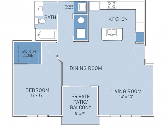 Floor Plan 8 | Ridge45 Apartments