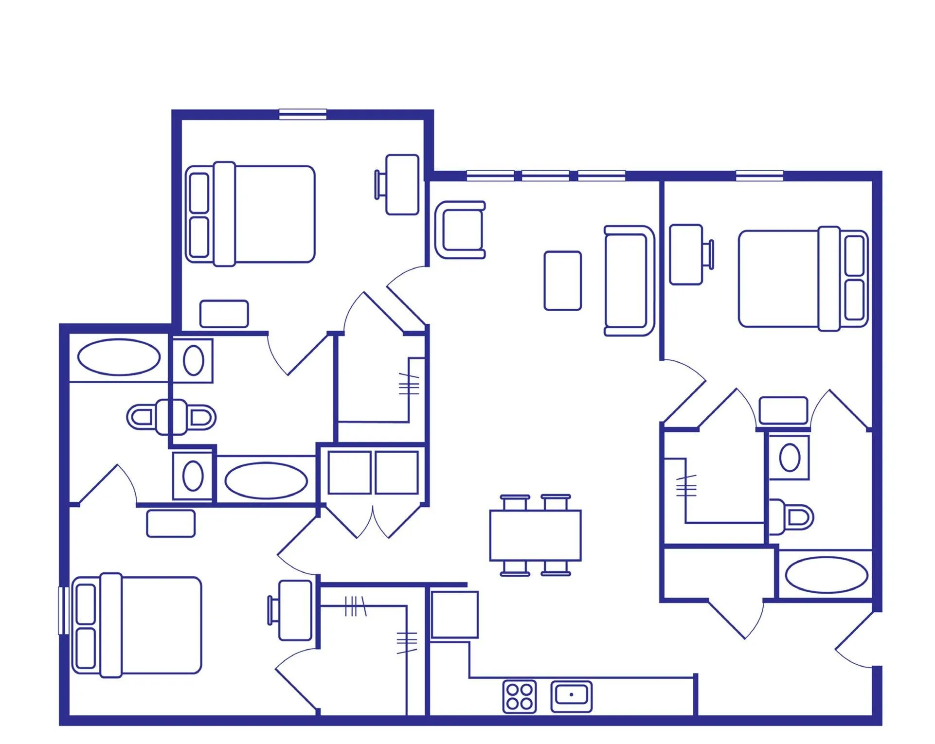 3 BEDROOM, 3 BATH