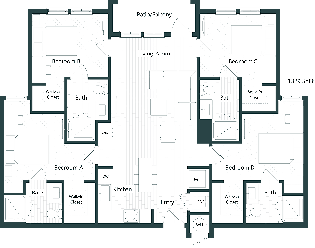 4 Bedroom, 4 Bath