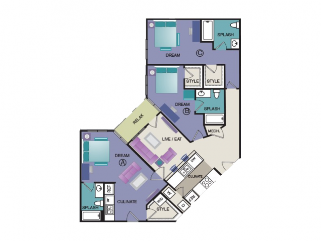 University House TCU - 3 BEDROOM, 3 BATH