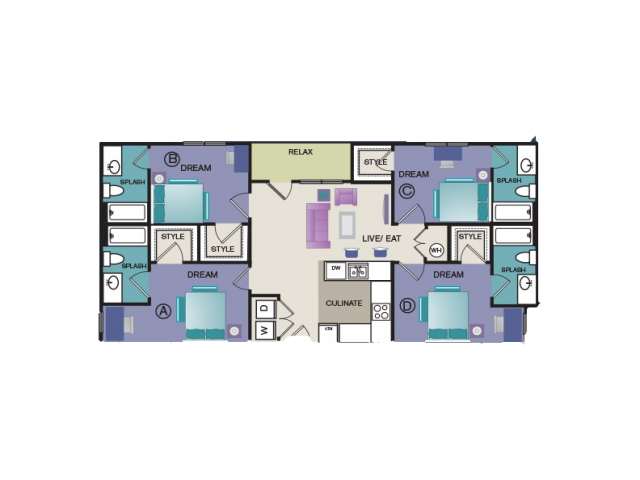 University House TCU - 4 BEDROOM, 4 BATH