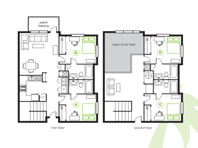 Cambridge at Southern-The Palms - 4 BEDROOM, 2 BATH