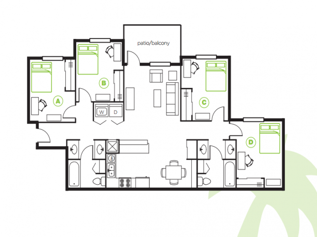 Cambridge at Southern-The Palms - 4 BEDROOM, 4 BATH TOWNHOME